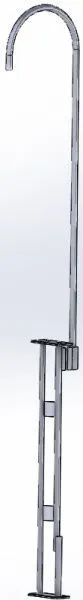 Комп. стойка 2-труб. L-1750+трубостойка ду 40-2800