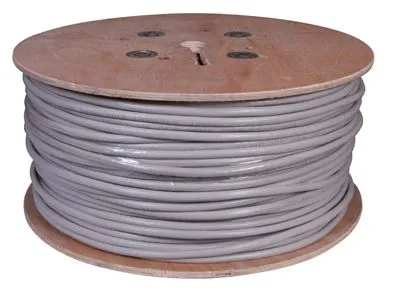 Кабель витая пара U/UTP, CAT 5, PVC, 25PR, 24AWG, INDOOR, SOLID, серый, 305м, REXANT - Фото 2