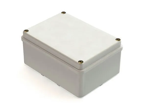 Коробка распаячная для о/п 190х140х70мм, с гладкими стенками, IP55 (20шт)