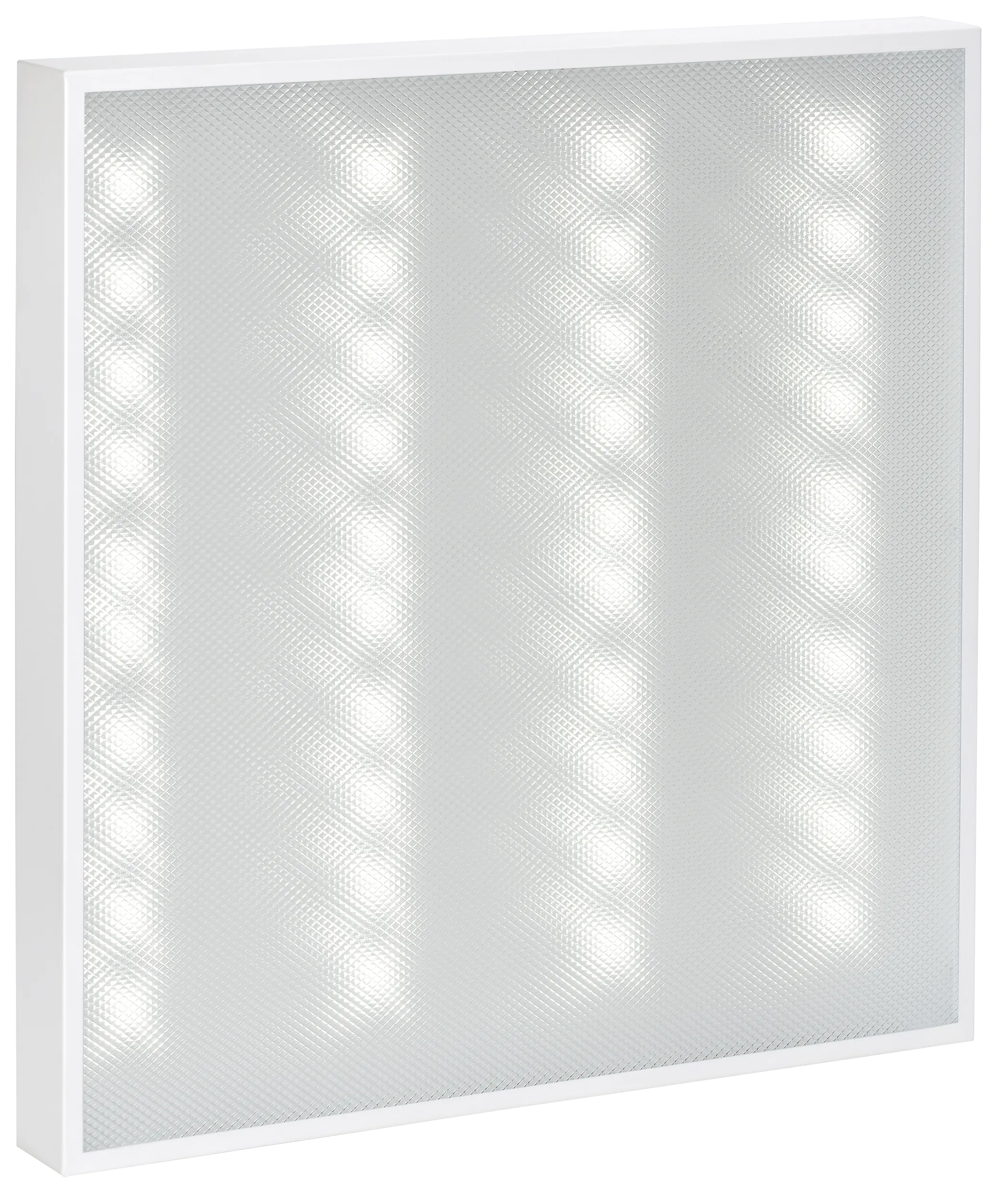 LIGHTING PRO Светильник светодиодный ДВО 1002A 40Вт 4000К Ra>90 IP40 595х595мм призма БАП 3ч IEK - Фото 2