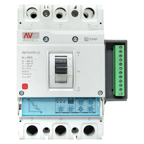 AV POWER-2/3 250А 100kA ETU2.2 - Фото 4