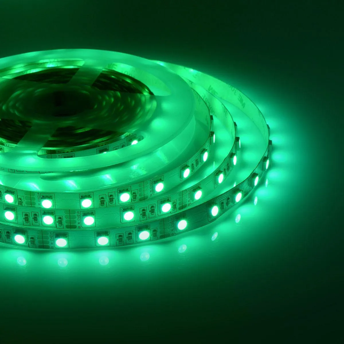 Комплект светодиодной ленты smd5050 60д/м 12В IP20 5м RGB Apeyron - Фото 32