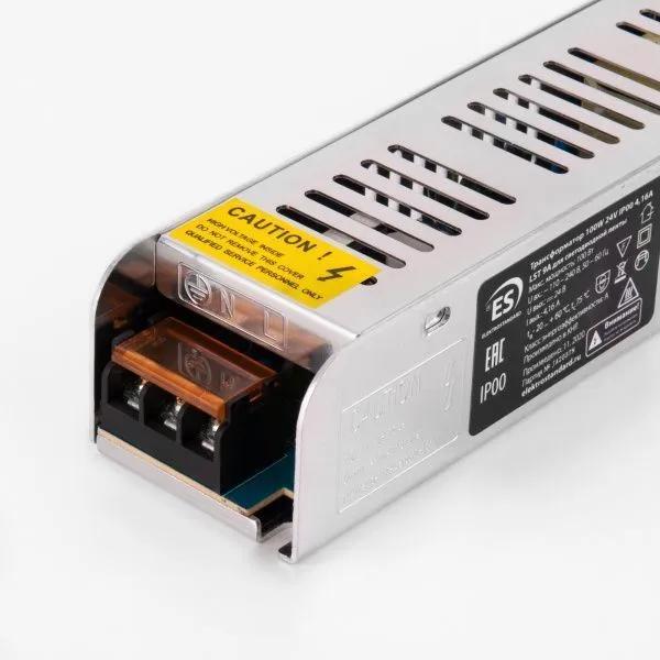 Трансформатор для светодиодной ленты 24V 100W Трансформатор 24V 100W Elektrostandard - Фото 3