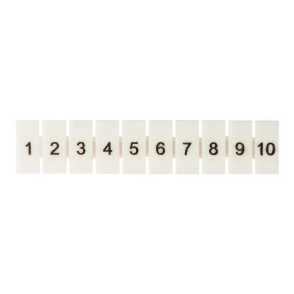 Маркеры для JXB-ST/Push-in 6 с нумерацией 1-10 (100 шт.) EKF