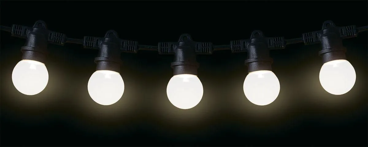 Гирлянда «Белт-лайт» PBL-S40/ L12+1.5 Black E27 IP65 Jazzway - Фото 3