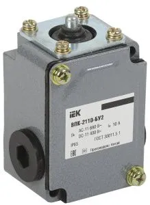 Выключатель концевой ВПК-2110-БУ2 толкатель IP65 IEK