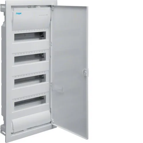 Щит cкрытой установки  48мест, QC клеммы, (756х348х89), IP-30 // Hager - Volta (Белая дверь)