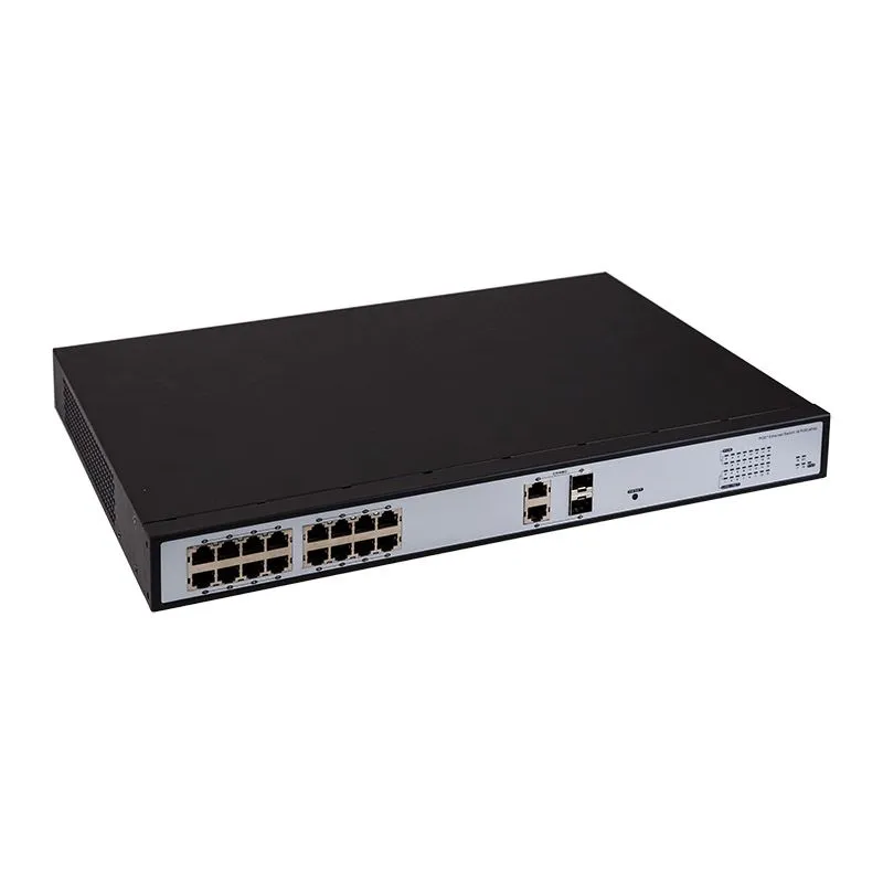 Коммутатор PoE 16+2 COMBO, 15,4 Вт на порт, с грозозащитой
