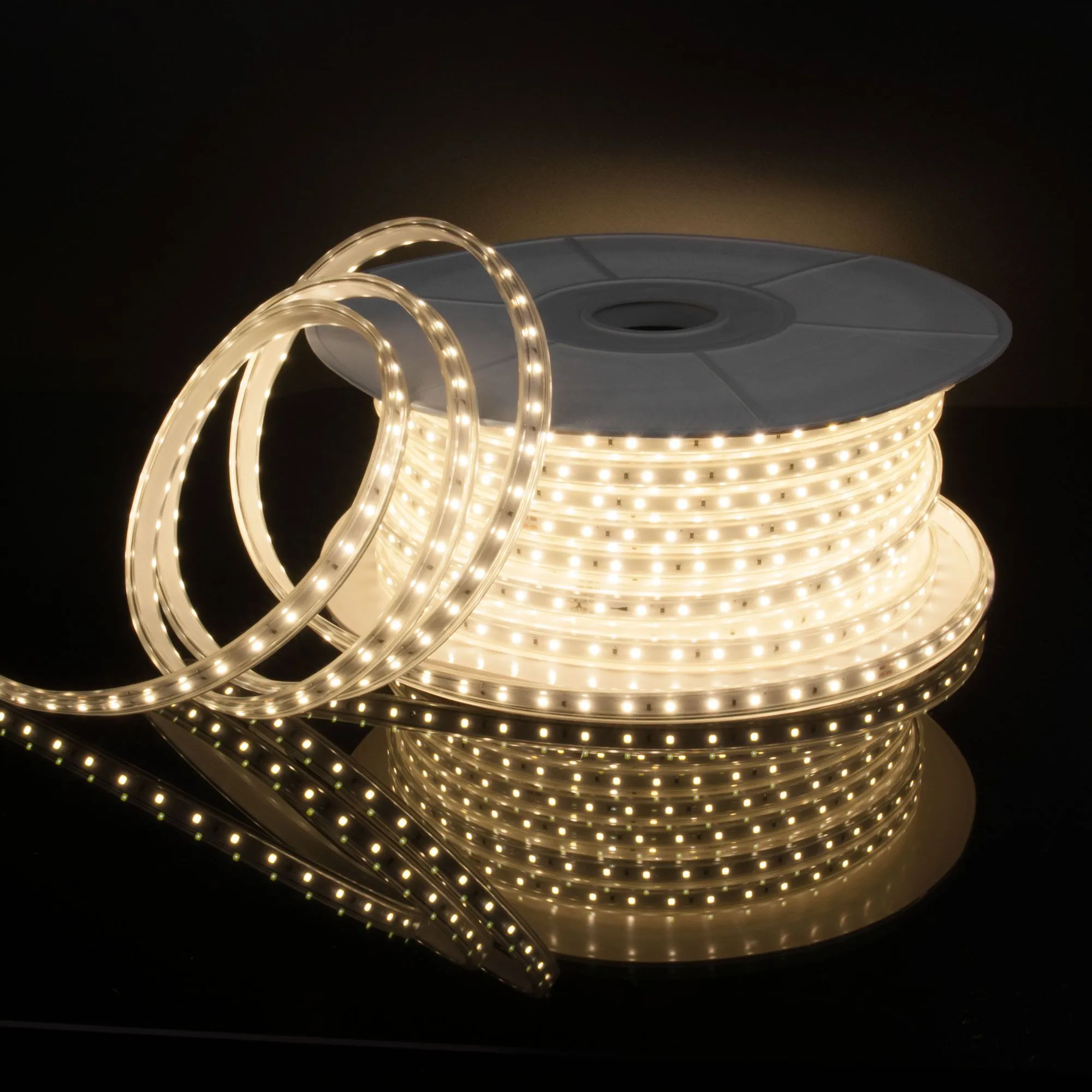 Лента светодиодная 220V 14,4W 120Led 2835 IP65 дневной белый, 50 м Elektrostandard