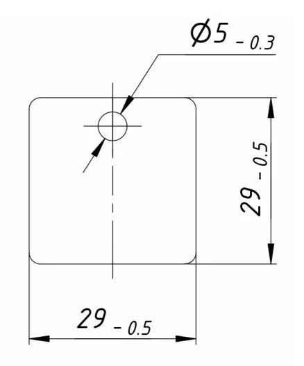 Бирка У153 (уп. 100 шт.) (28х28) квадратная ЗЭТАРУС - Фото 3
