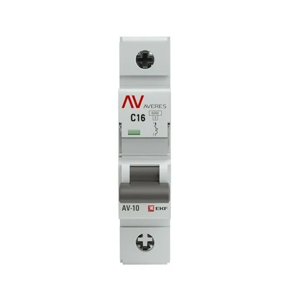 AV-10 1P 16A (C) 10kA EKF AVERES