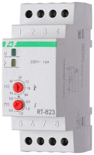 Реле контроля температуры RT-823