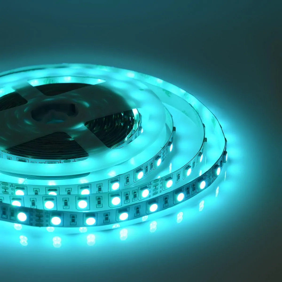 Лента светодиодная smd5050 60д/м 24В IP20 5м RGB Apeyron - Фото 14