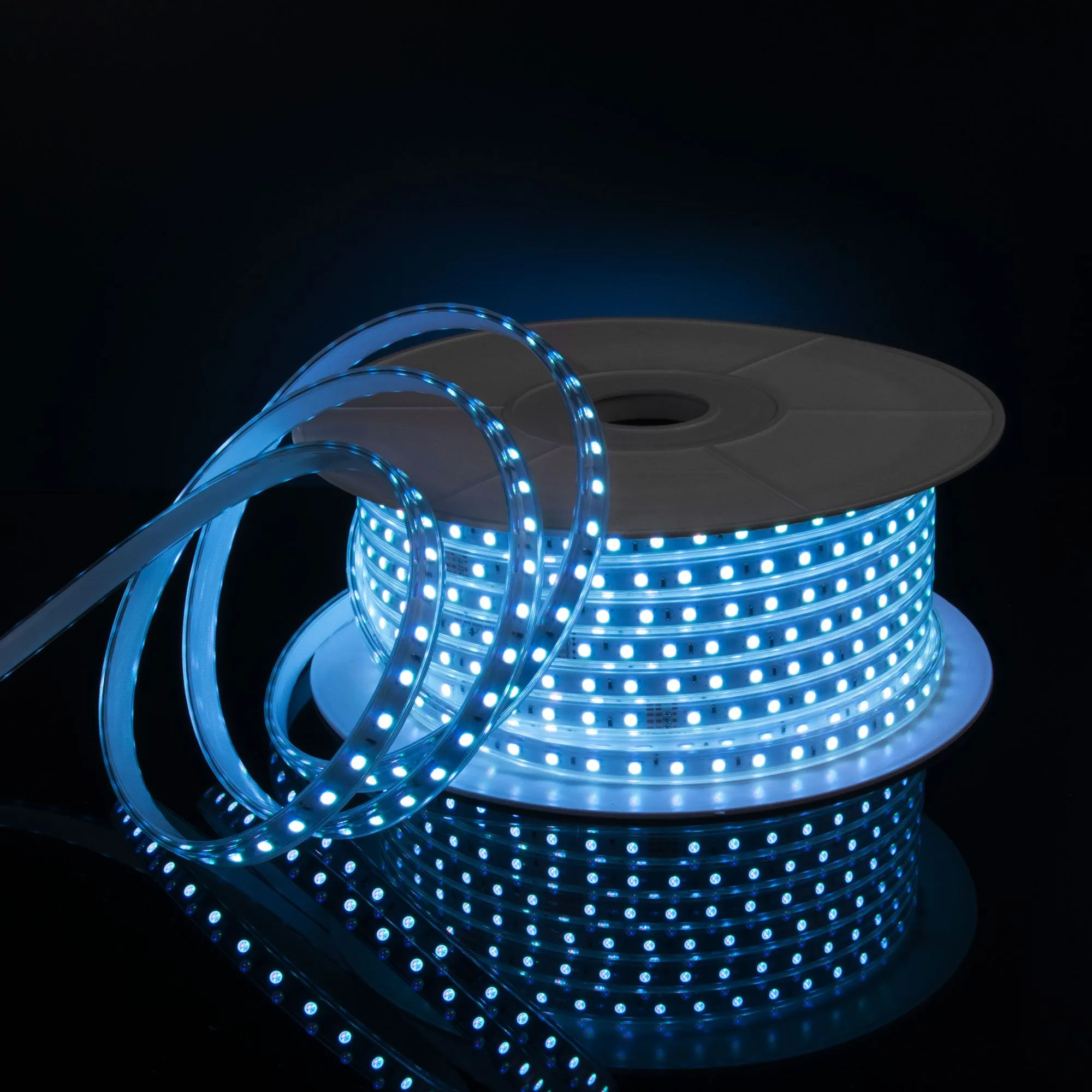 Лента светодиодная 220V 11W 60Led 5050 IP65 мульти, 50 м Elektrostandard - Фото 7