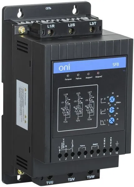 Устройство плавного пуска SFB 3Ф 380В 11кВт 22A Uупр 110-220В Modbus ONI
