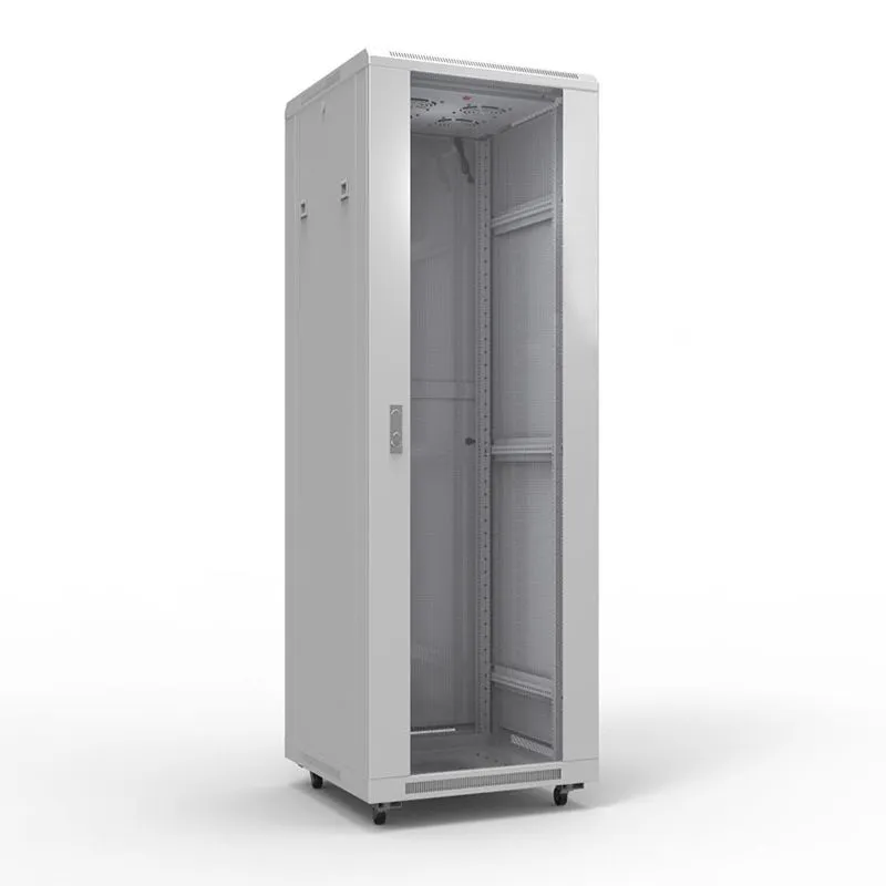 Шкаф напольный 19" серии Standart 47U 600х800мм, передняя дверь стекло, задняя дверь металл, RAL 7035 (состоит из 2 частей) REXANT - Фото 3