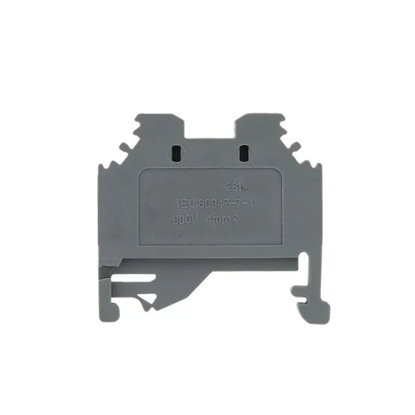 Колодка клеммная пружинная JXB-S-10 57А серая EKF - Фото 2