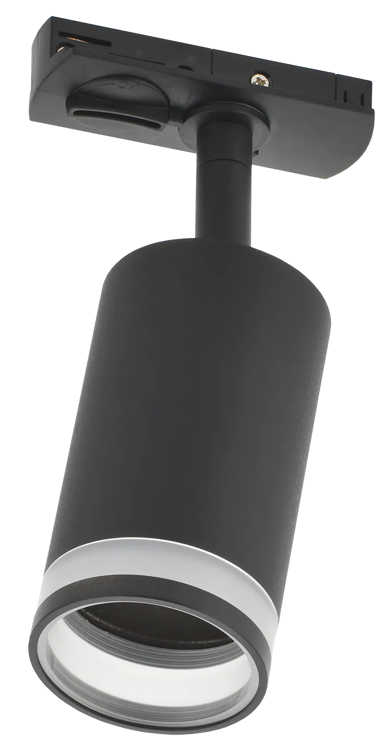 LIGHTING Светильник 4116 декоративный трековый поворотный под лампу GU10 черный IEK