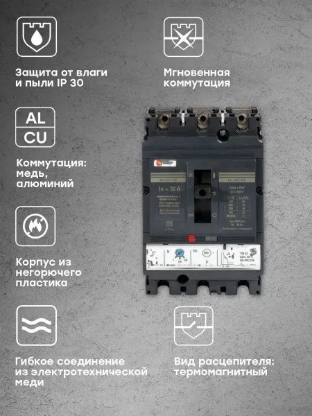 ВА-99C 160/32А 3P 35кА EKF - Фото 7