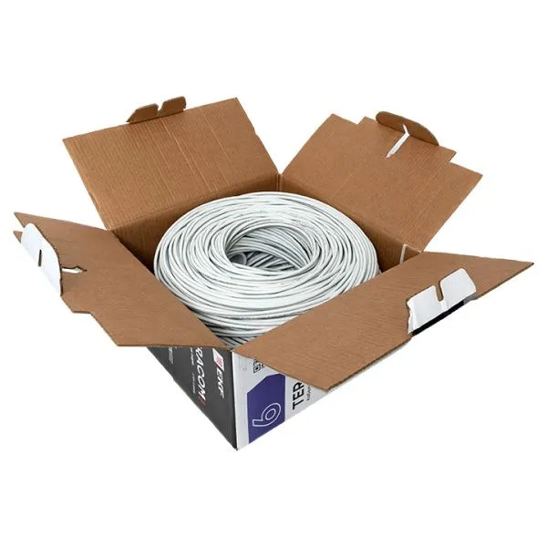 Витая пара TERACOM PRO Cat.6 U/UTP 4 п. solid 23AWG LSZH нг(А)-HF сер. (305м) - Фото 5
