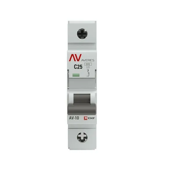 AV-10 1P 25A (C) 10kA EKF AVERES