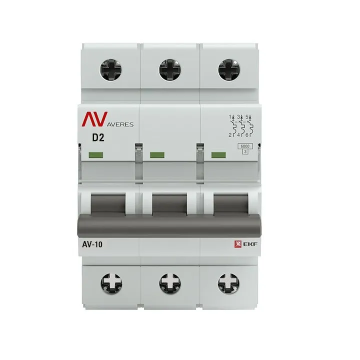 AV-6 4P 50A (D) 6kA EKF AVERES