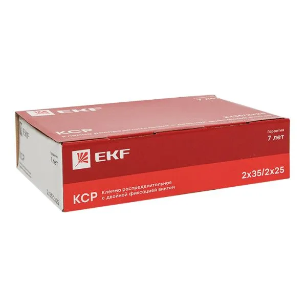 Клемма распределительная КСР с двойным винтом 2x35/2x25 cиняя EKF - Фото 7