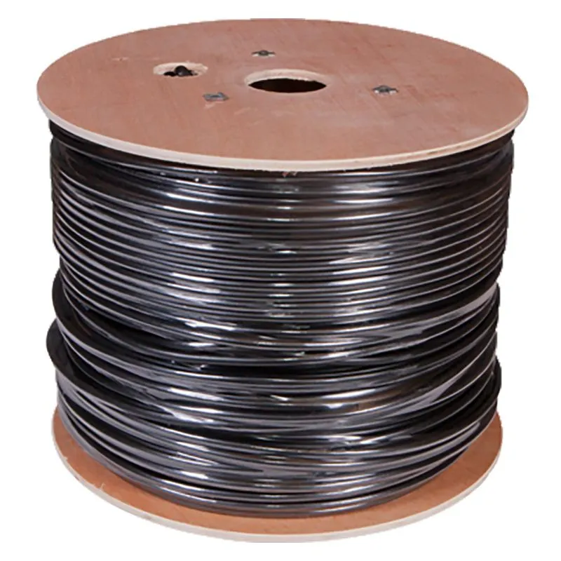 Кабель витая пара SF/UTP, CAT 5e, PE, 4PR, 24AWG, OUTDOOR, SOLID, черный, 305м, REXANT - Фото 2